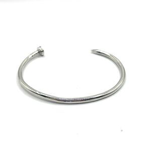 Silver Nail Cuff Bracelet